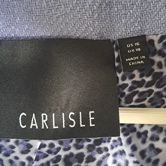 Carlisle lilac purple jacket with scarf - Picture 5 of 5